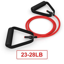 Load image into Gallery viewer, 120cm Yoga Pull Rope Elastic Resistance Bands Fitness Crossfit Workout Exercise Tube Practical Training Rubber Tensile Expander