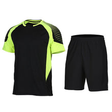 Load image into Gallery viewer, Vansydical Breathable Running Sets Sports Suits For Men Soccer Jersey Shorts Sportswear Basketball Mens T-Shirt Gym Clothing Men