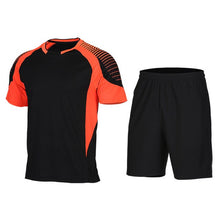 Load image into Gallery viewer, Vansydical Breathable Running Sets Sports Suits For Men Soccer Jersey Shorts Sportswear Basketball Mens T-Shirt Gym Clothing Men