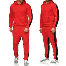 Load image into Gallery viewer, Men&#39;s exercise gym sportswear suit sports warm homme jogging suits sport wear men sweater slow running clothing tracksuit