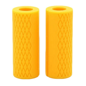 Dumbbell Barbell Grips Thick Bar Handle Pull Up Weightlifting Support Silicone Anti-Slip Protect Pad For Fitness Body Building