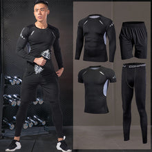 Load image into Gallery viewer, Gym Running Set Men&#39;s Tracksuit Jogging Compression Sportswear for Men Fitness Sports Clothing Tight Sport Clothes Set Hoodies