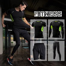 Load image into Gallery viewer, Gym Running Set Men&#39;s Tracksuit Jogging Compression Sportswear for Men Fitness Sports Clothing Tight Sport Clothes Set Hoodies