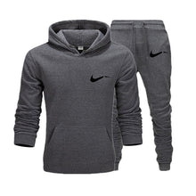 Load image into Gallery viewer, Men Hoodies Set 2019 Autumn Brand Casual Running Tracksuit Mens Set Sports Clothing Two Piece Patchwork Hoodie Pant Male Suit