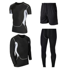 Load image into Gallery viewer, Men&#39;s Gym training Fitness sportswear Athletic physical workout Clothes Suits Running jogging Sports clothing Tracksuit Dry Fit