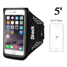 Load image into Gallery viewer, Sireck Running Bag Waterproof Sport Arm Bag 5.0&#39;&#39; 5.8&#39;&#39; Phone Case Fitness Gym Bag Jogging Arms Belt Pouch Running Accessories