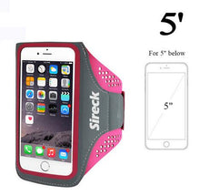 Load image into Gallery viewer, Sireck Running Bag Waterproof Sport Arm Bag 5.0&#39;&#39; 5.8&#39;&#39; Phone Case Fitness Gym Bag Jogging Arms Belt Pouch Running Accessories