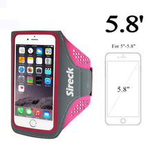 Load image into Gallery viewer, Sireck Running Bag Waterproof Sport Arm Bag 5.0&#39;&#39; 5.8&#39;&#39; Phone Case Fitness Gym Bag Jogging Arms Belt Pouch Running Accessories