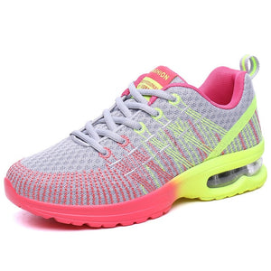 LEOCI Sneakers Women Female Running Shoes Sport Shoes Woman Breathable Lace-Up chaussure femme Height Increasing 35-42