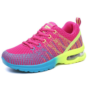 LEOCI Sneakers Women Female Running Shoes Sport Shoes Woman Breathable Lace-Up chaussure femme Height Increasing 35-42